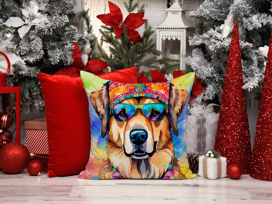 Hippie Dawg Pair of Pot Holders Caroline's Treasures