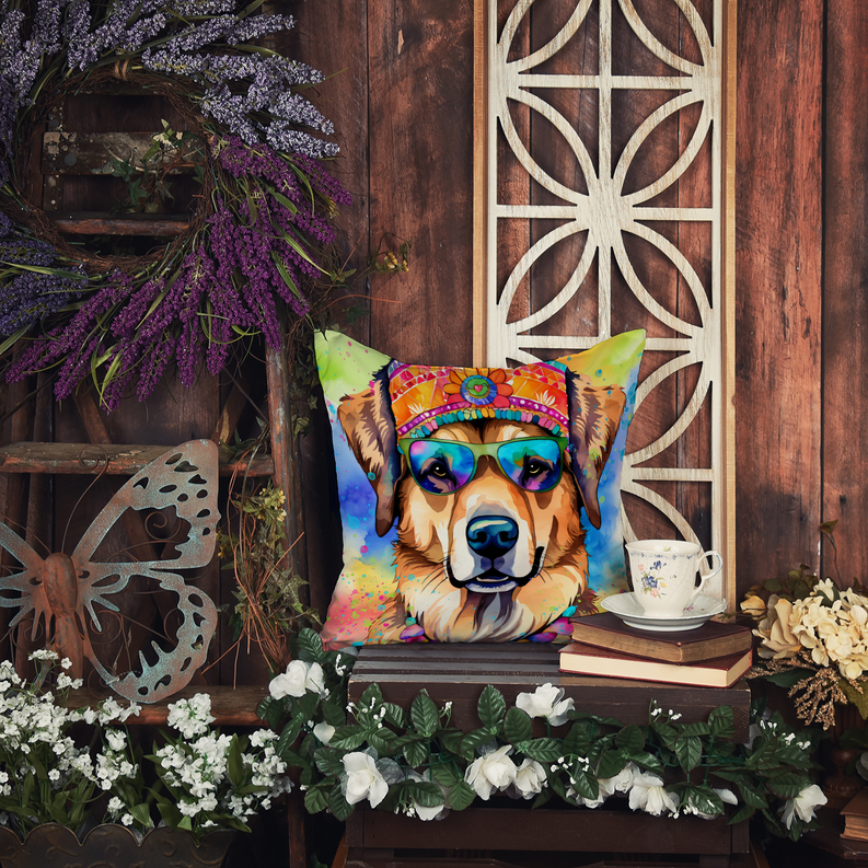 Hippie Dawg Pair of Pot Holders Caroline's Treasures