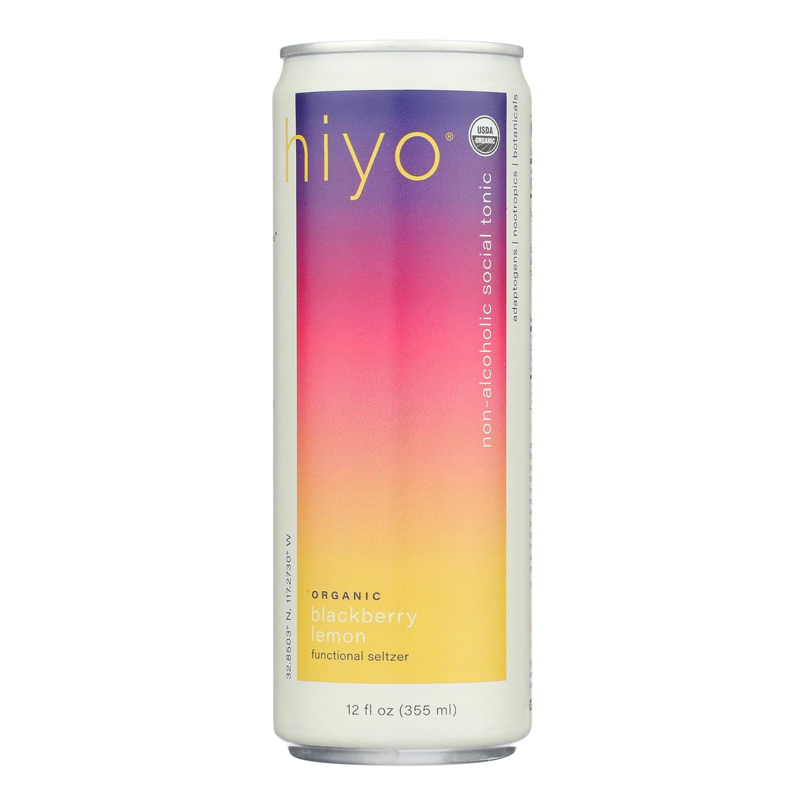 Hiyo - Seltzer Og2 Blackbrry Lem - Cs Of 12-12 Fz Hiyo
