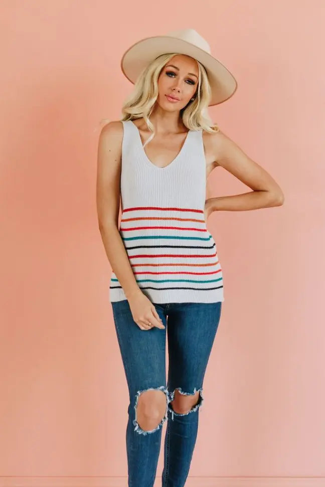 Hold You Tight Knit Tank Stay Warm in Style