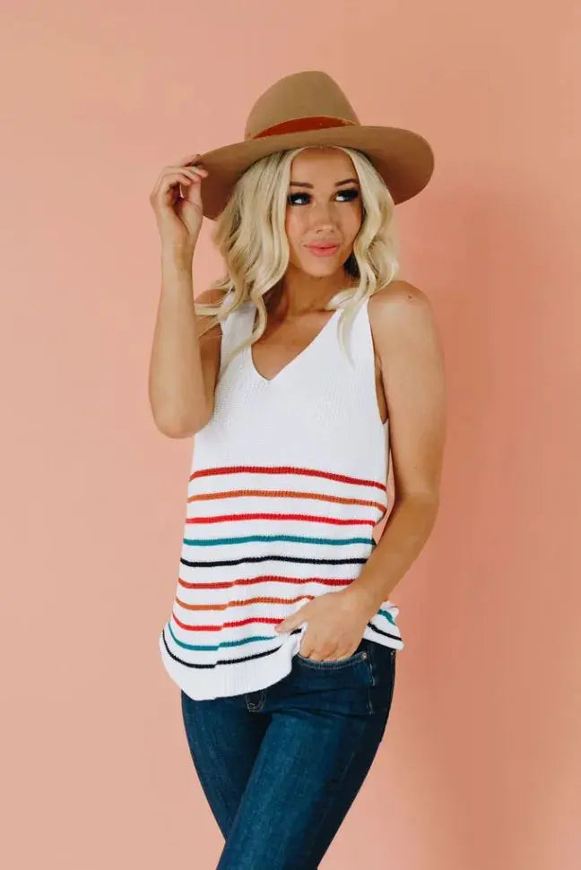 Hold You Tight Knit Tank Stay Warm in Style