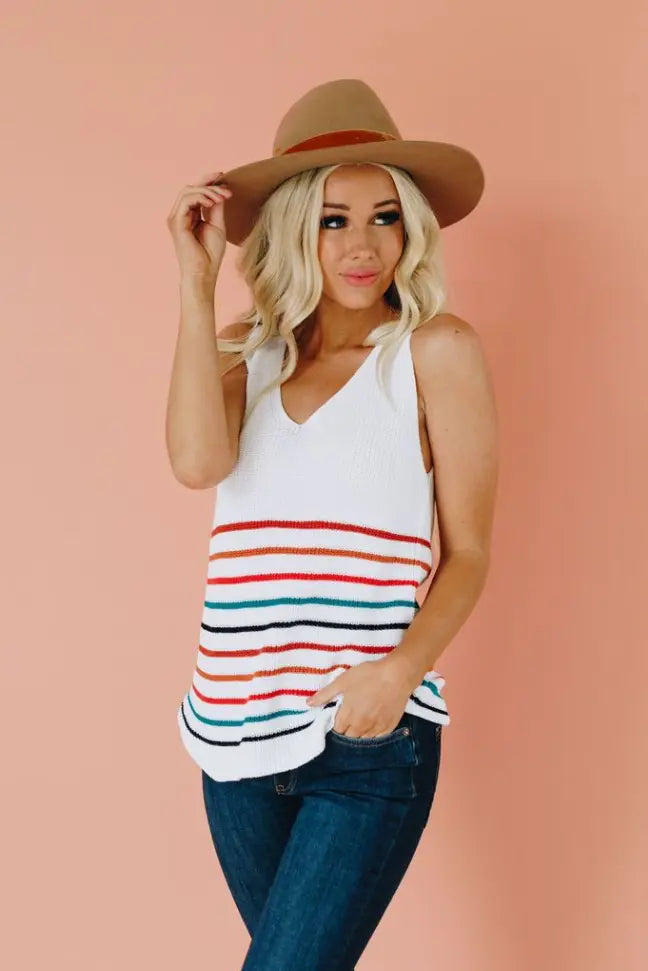 Hold You Tight Knit Tank Stay Warm in Style