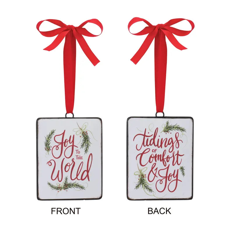 Holiday Sentiment Ornament Melrose International