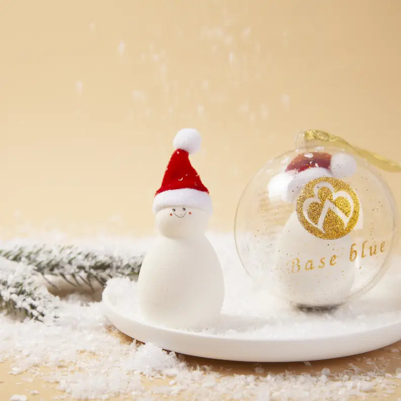 Holiday Snowman Makeup Sponge Baseblue Cosmetics