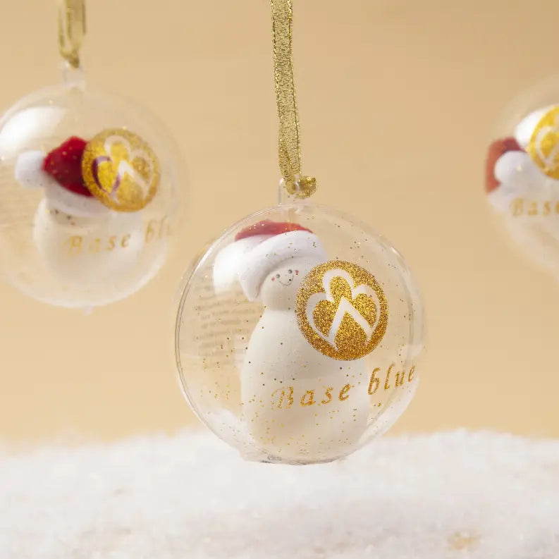 Holiday Snowman Makeup Sponge Baseblue Cosmetics