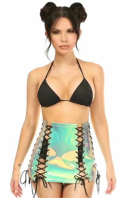 Holo Lace-Up Skirt Daisy Corsets