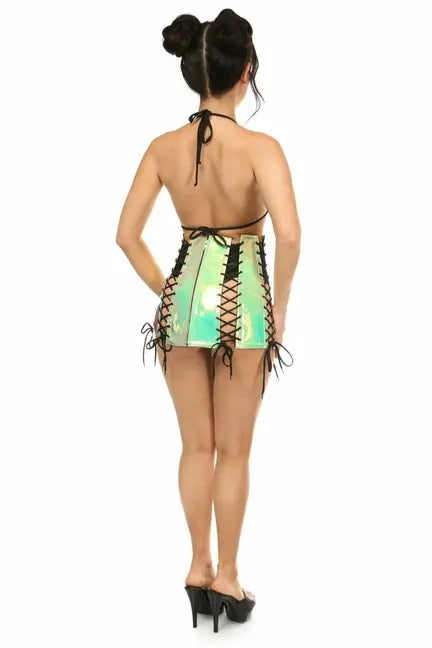 Holo Lace-Up Skirt Daisy Corsets