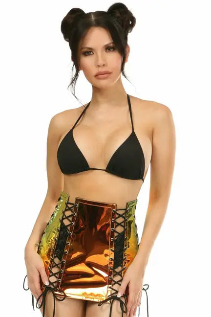 Holo Lace-Up Skirt Daisy Corsets