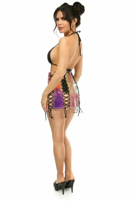Holo Lace-Up Skirt Daisy Corsets
