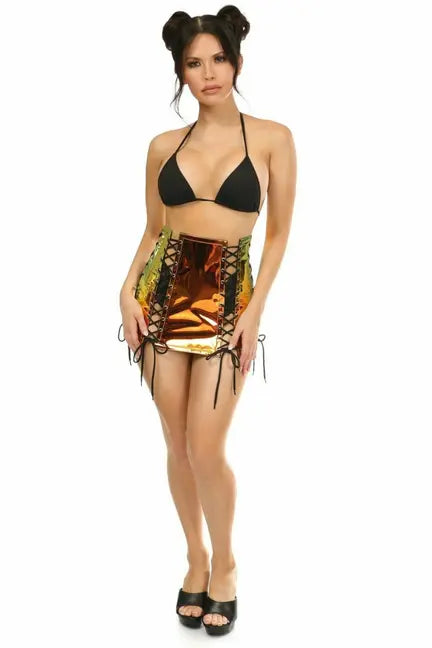 Holo Lace-Up Skirt Daisy Corsets