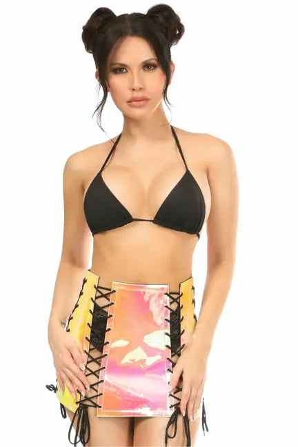 Holo Lace-Up Skirt Daisy Corsets