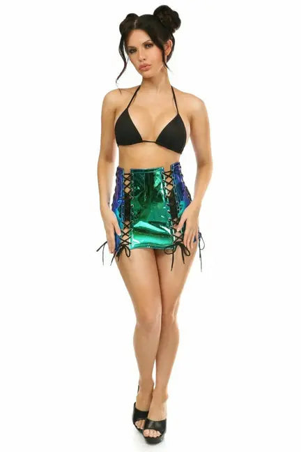 Holo Lace-Up Skirt Daisy Corsets