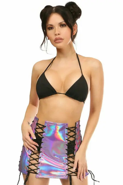 Holo Lace-Up Skirt Daisy Corsets