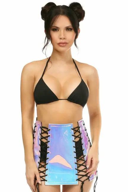 Holo Lace-Up Skirt Daisy Corsets