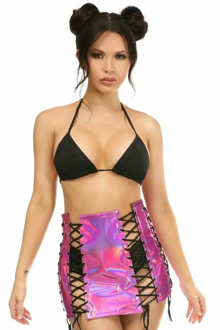 Holo Lace-Up Skirt Daisy Corsets