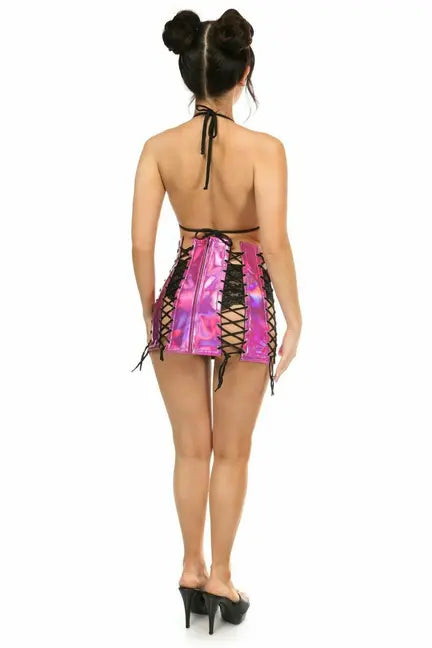 Holo Lace-Up Skirt Daisy Corsets