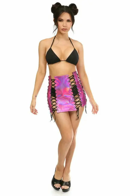 Holo Lace-Up Skirt Daisy Corsets