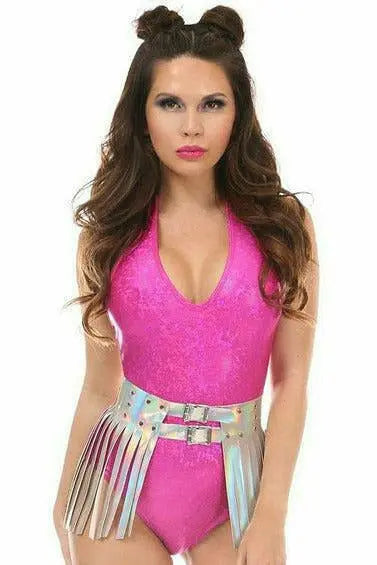 Hologram Fringe Mini Skirt Daisy Corsets