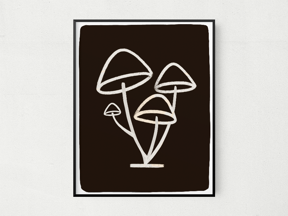 Honey Fungi The Crafted Prints