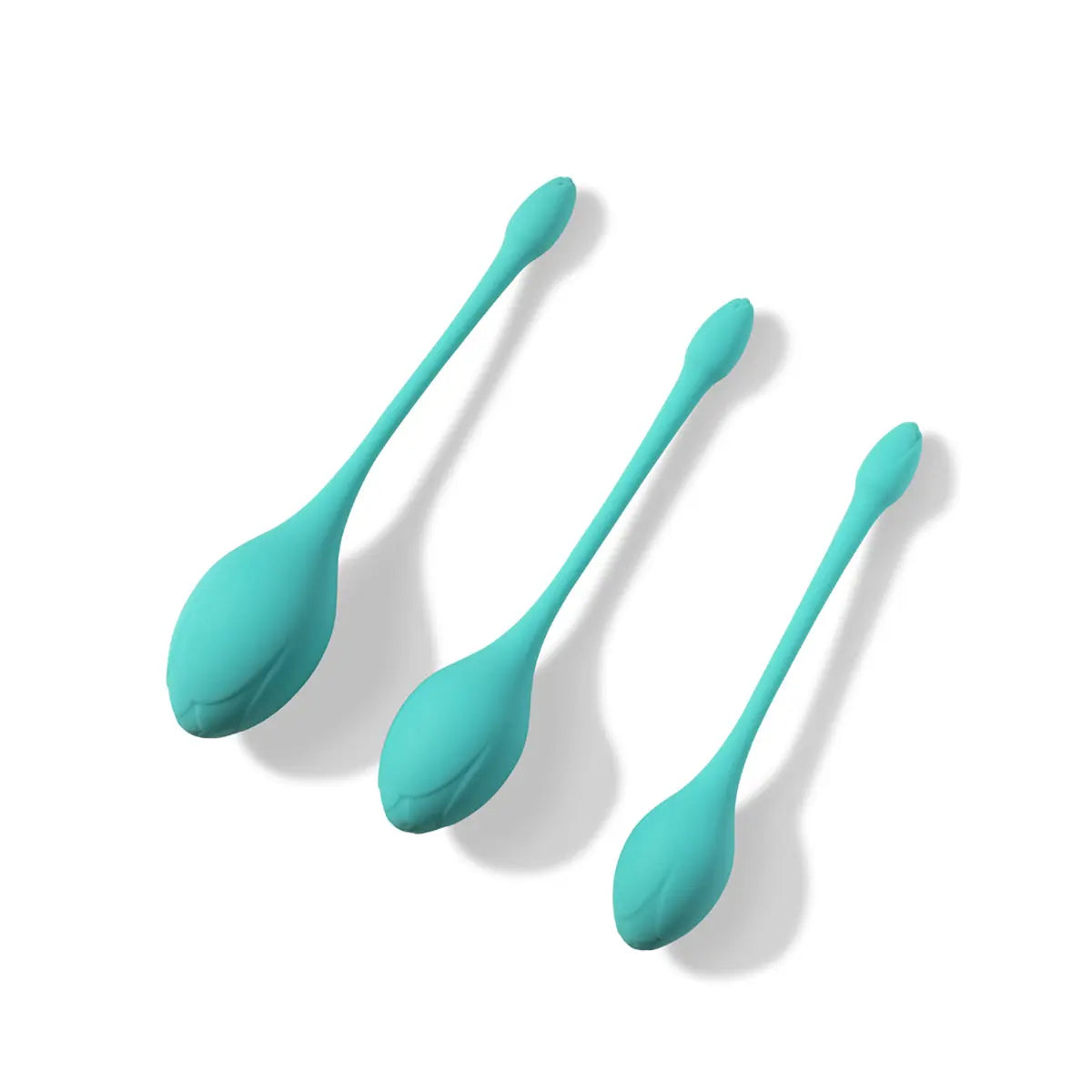 Honey Play Box Bluebell Floral Weighted Kegel Ball 3-Piece Exercise Set Honey Play Box