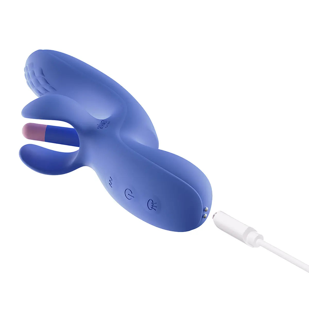 Honey Play Box Fortexa App-Controlled Kinky Finger Flapping Dual Stimulator Blue Honey Play Box