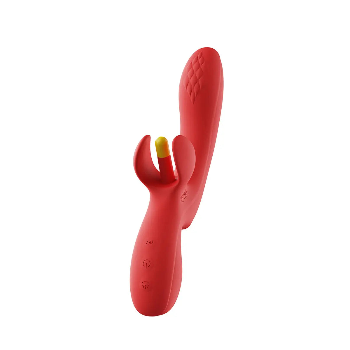 Honey Play Box Fortexa App-Controlled Kinky Finger Flapping Dual Stimulator Red Honey Play Box
