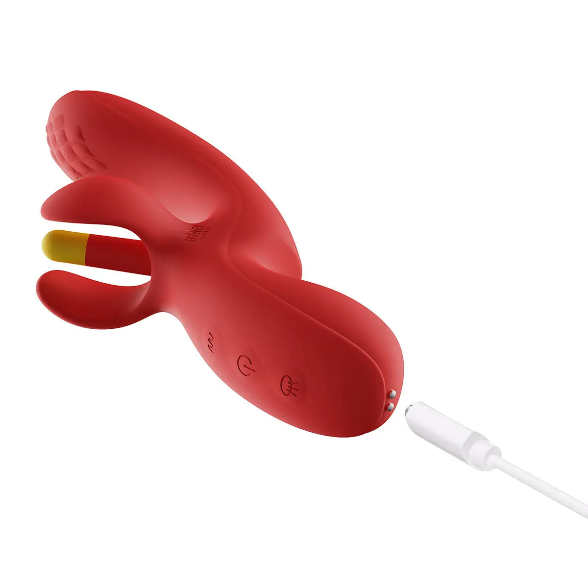 Honey Play Box Fortexa App-Controlled Kinky Finger Flapping Dual Stimulator Red Honey Play Box