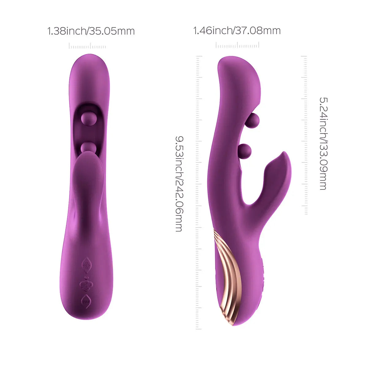 Honey Play Box Gem Pressure Sensing App-Controlled Twin Balls Rabbit Purple Honey Play Box