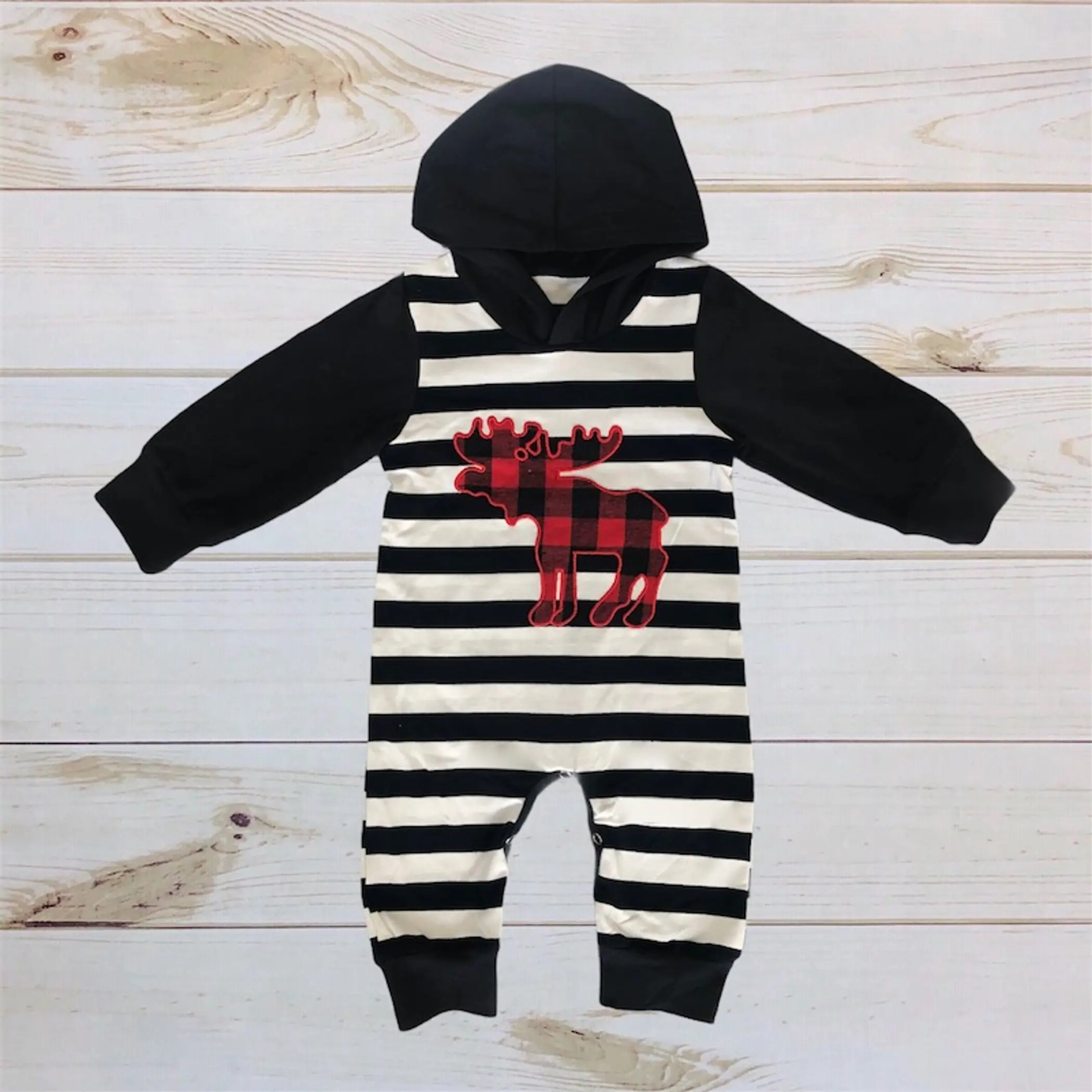 Hooded Moose Romper Melina & Me