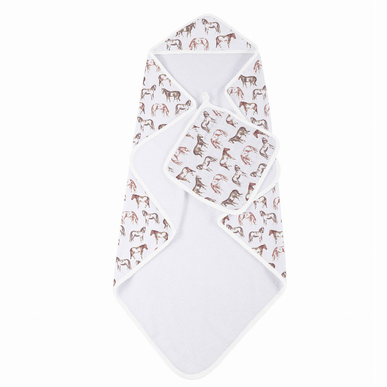 Hooded Towel and Washcloth Set Newcastle Classics