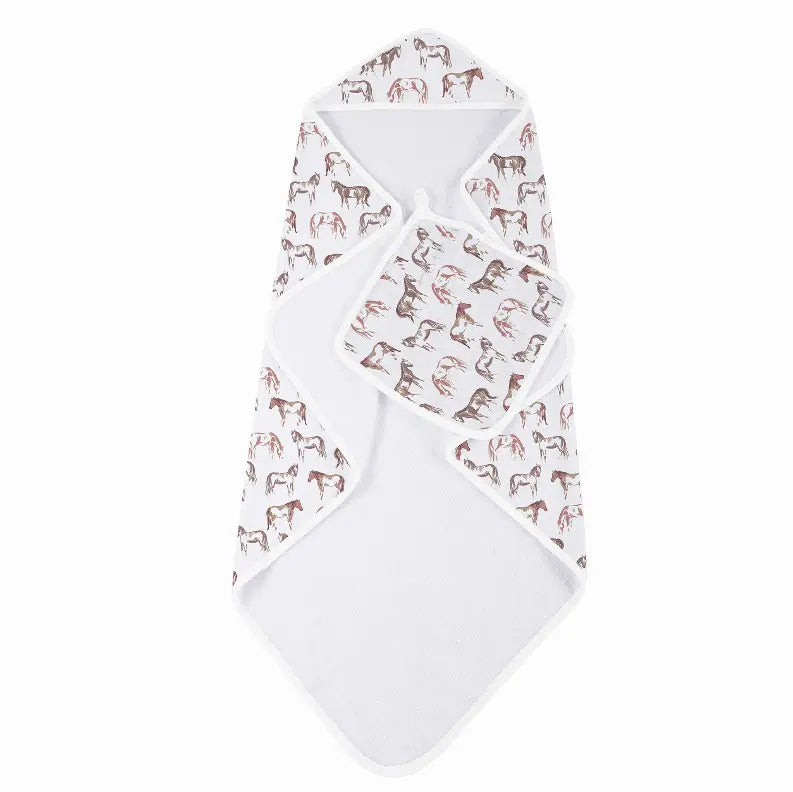 Hooded Towel and Washcloth Set Newcastle Classics