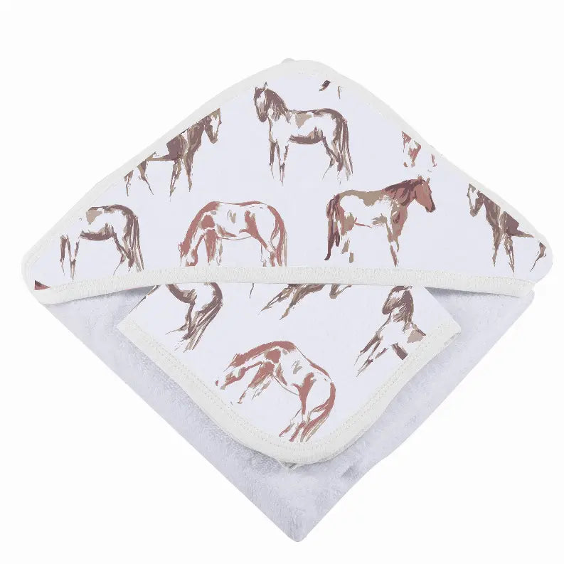 Hooded Towel and Washcloth Set Newcastle Classics