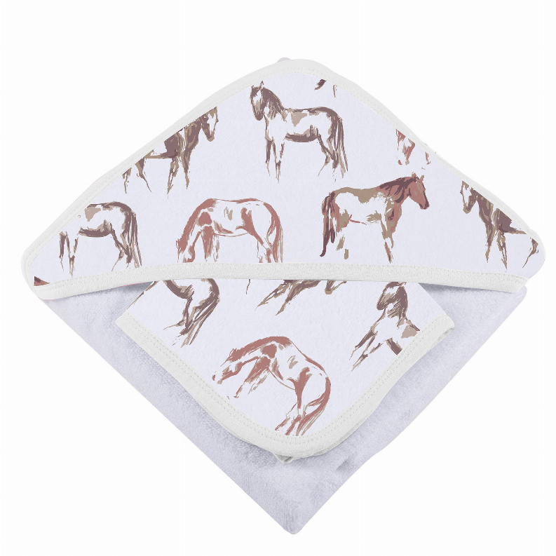 Hooded Towel and Washcloth Set Newcastle Classics