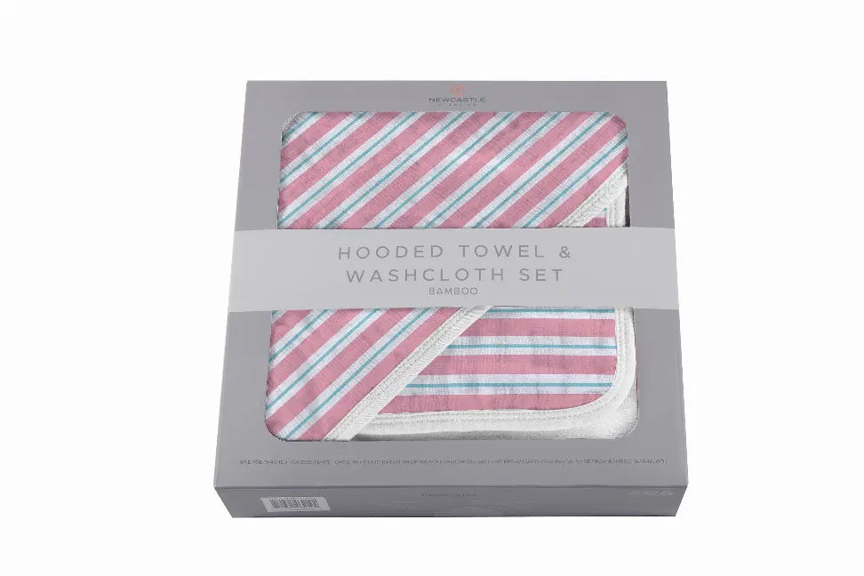 Hooded Towel and Washcloth Set Newcastle Classics