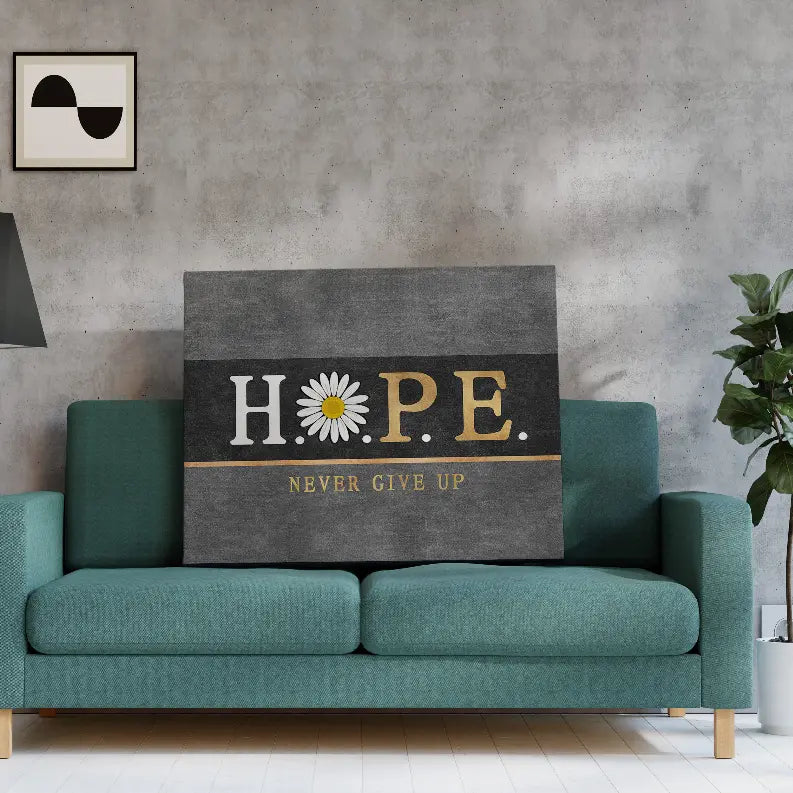 Hope Never Give Up Art Print Blankets2U
