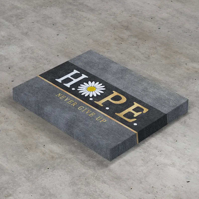 Hope Never Give Up Art Print Blankets2U