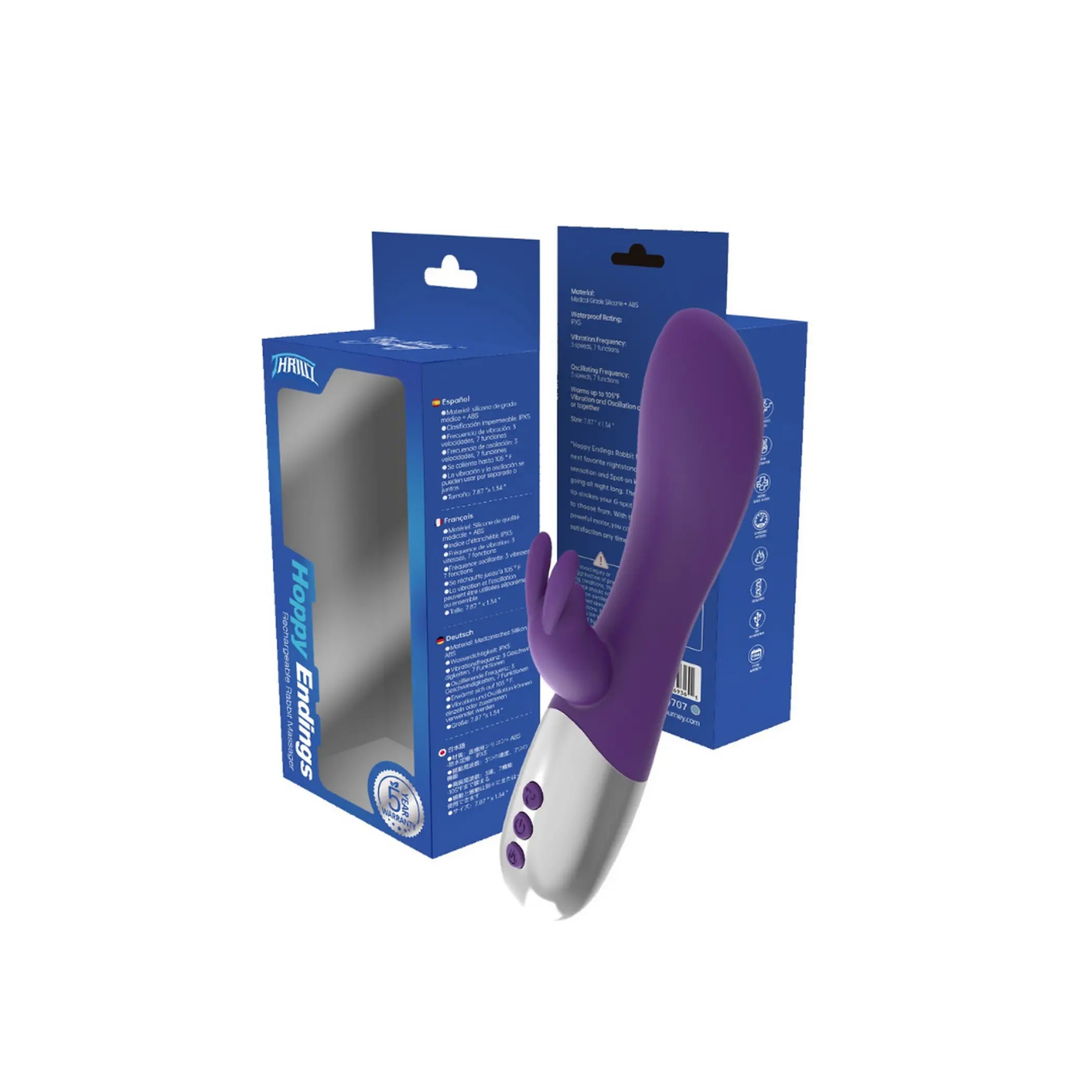 Hoppy Endings Oscillating Heating Vibrator OEJ