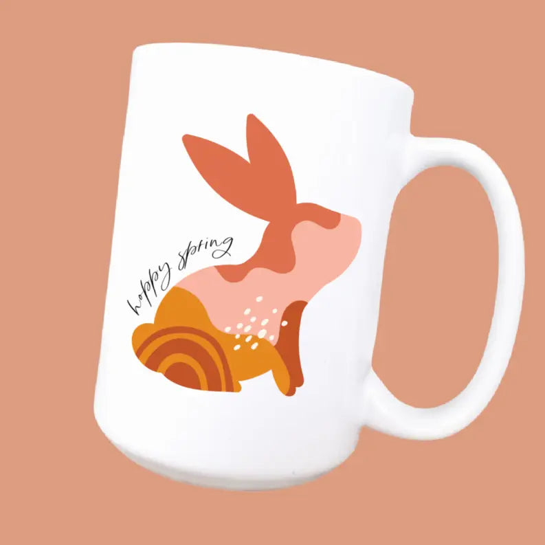 Hoppy spring ceramic coffee mug Mug & Mini