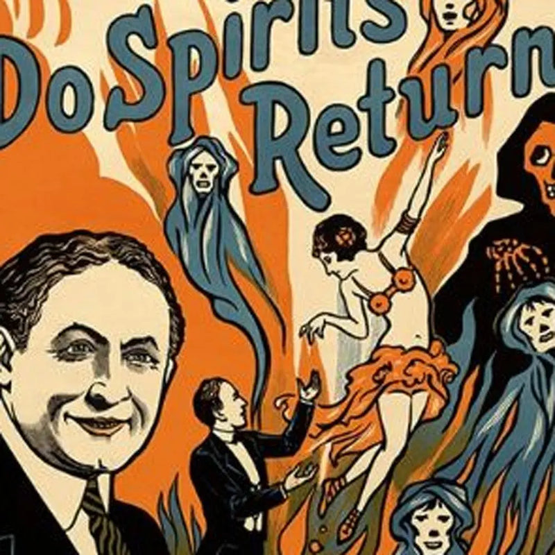 Houdini Spirits Vintage Magic Unframed Print Wall Art Homeroots Home Decor