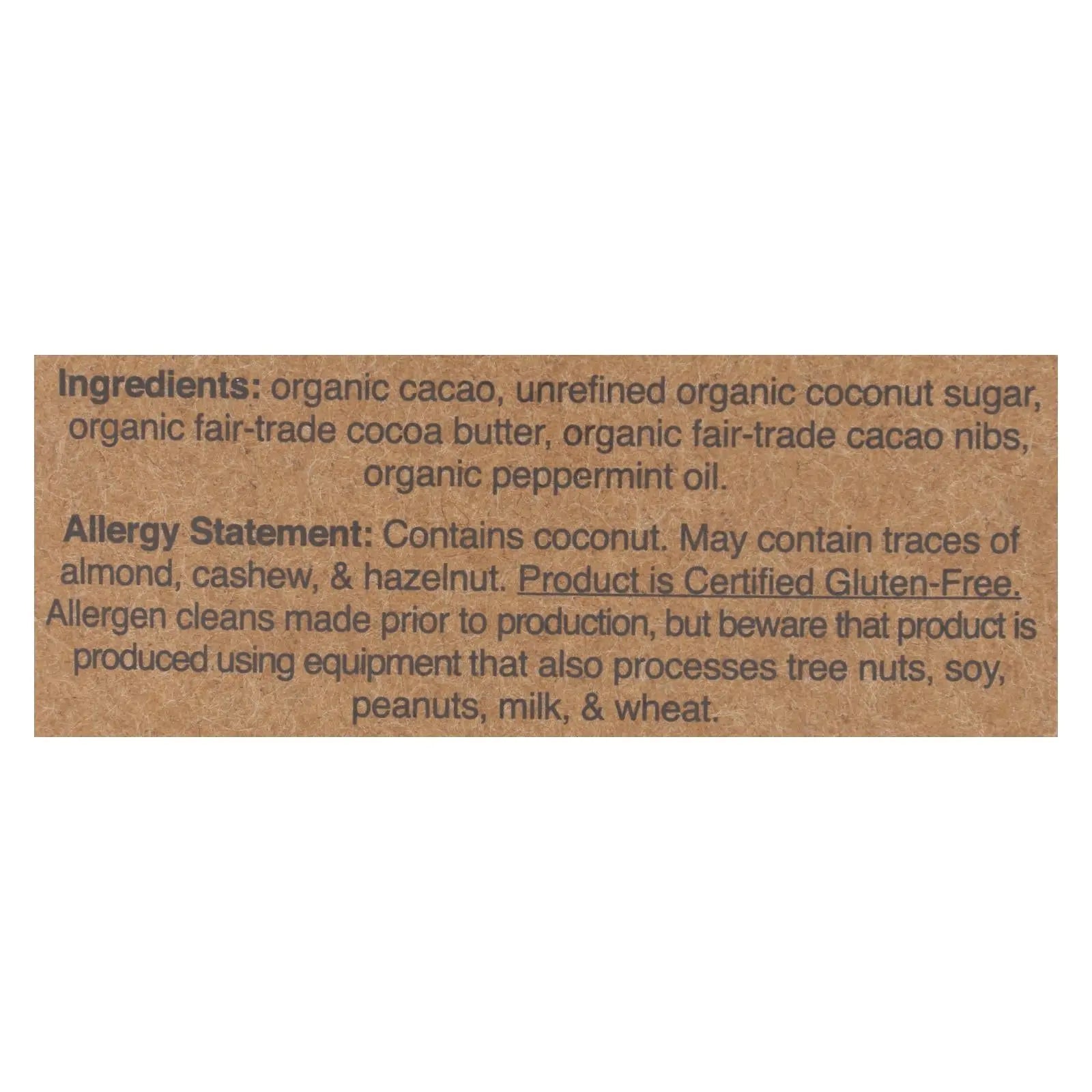 Hu - Dark Chocolate Bar Crunchy Mint - Case Of 12-2.1 Oz Hu