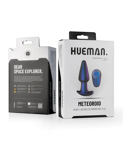 Hueman Meteoroid Rimming Anal Plug - Purple - GreatEagleInc