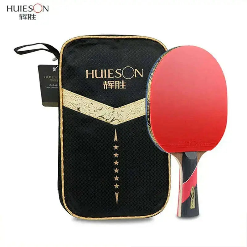 Huieson-6-Star-Carbon-Fiber-Blade-Table-Tennis-Racket-Double-Face-Pimples-in-Pingpong-Paddle-Racket-GreatEagleInc-334678850