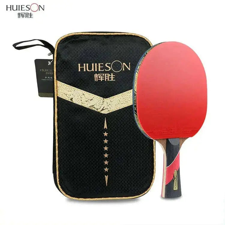 Huieson-6-Star-Carbon-Fiber-Blade-Table-Tennis-Racket-Double-Face-Pimples-in-Pingpong-Paddle-Racket-GreatEagleInc-334679168