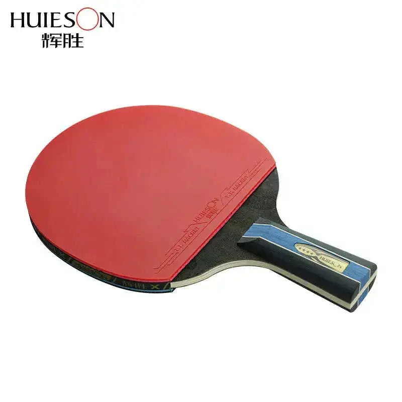 Huieson-7-Ply-Pure-Wood-Table-Tennis-Racket-Double-Face-Pimples-in-Sticky-Rubber-4-Star-Ping-Pong-Paddle-Bat-for-New-Learners-GreatEagleInc-334651717