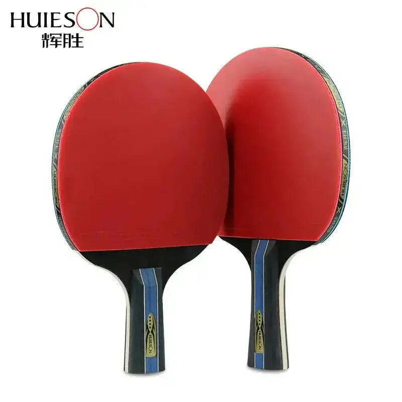 Huieson-7-Ply-Pure-Wood-Table-Tennis-Racket-Double-Face-Pimples-in-Sticky-Rubber-4-Star-Ping-Pong-Paddle-Bat-for-New-Learners-GreatEagleInc-334800413