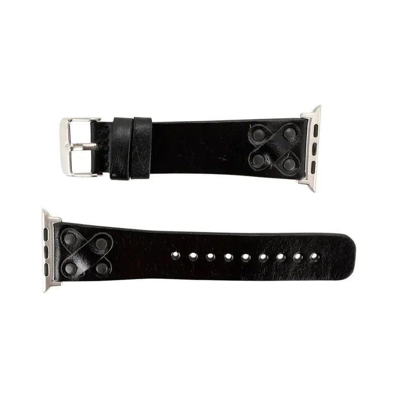 Hulett Leather Bands for Apple Watch Ultra,8,7 and SE Toronata