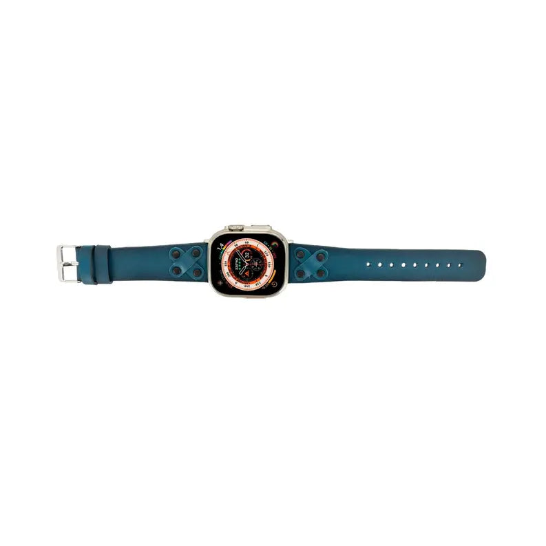 Hulett Leather Bands for Apple Watch Ultra,8,7 and SE Toronata