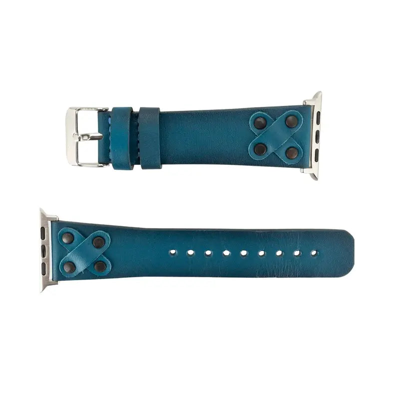 Hulett Leather Bands for Apple Watch Ultra,8,7 and SE Toronata