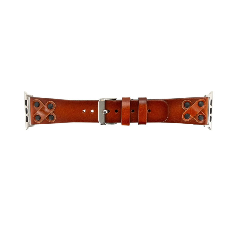 Hulett Leather Bands for Apple Watch Ultra,8,7 and SE Toronata