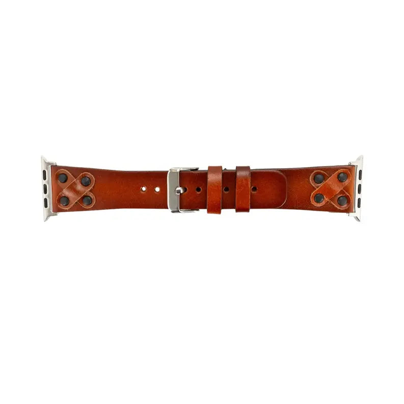 Hulett Leather Bands for Apple Watch Ultra,8,7 and SE Toronata